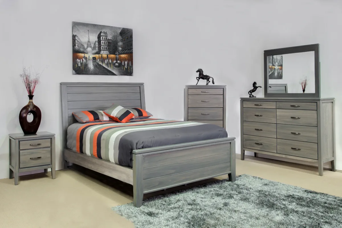 Robina solid pine bedroom suite king double queen by Mako wood furniture