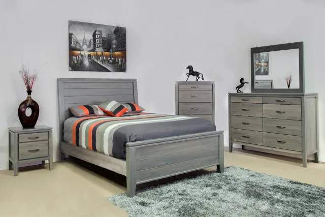 Robina solid pine bedroom suite king double queen by Mako wood furniture