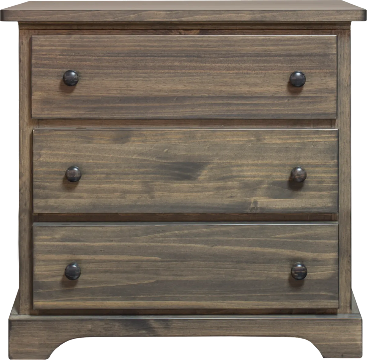 polo solid pine three drawers chest  by Mako wood furniture