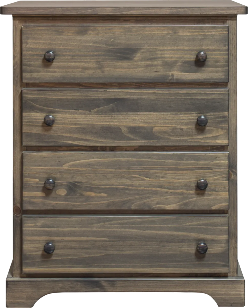 polo solid wood 4 drawers chest by Mako wood furniture