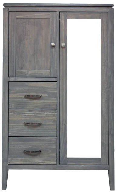 Robina solid wood Man Armoire  by Mako wood furniture