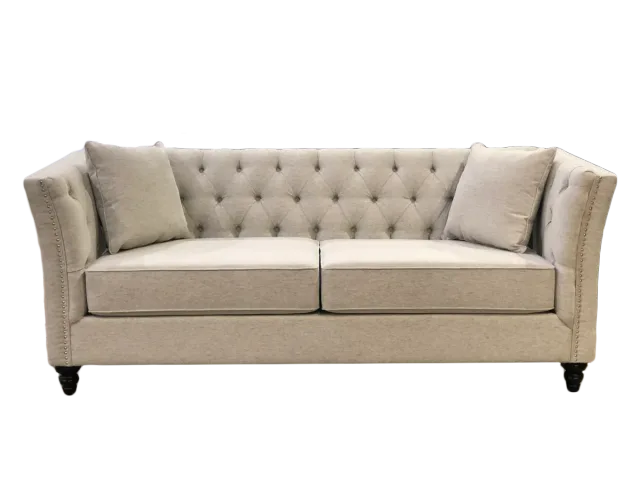 lexi diamond tufted sofa  by cloud couches