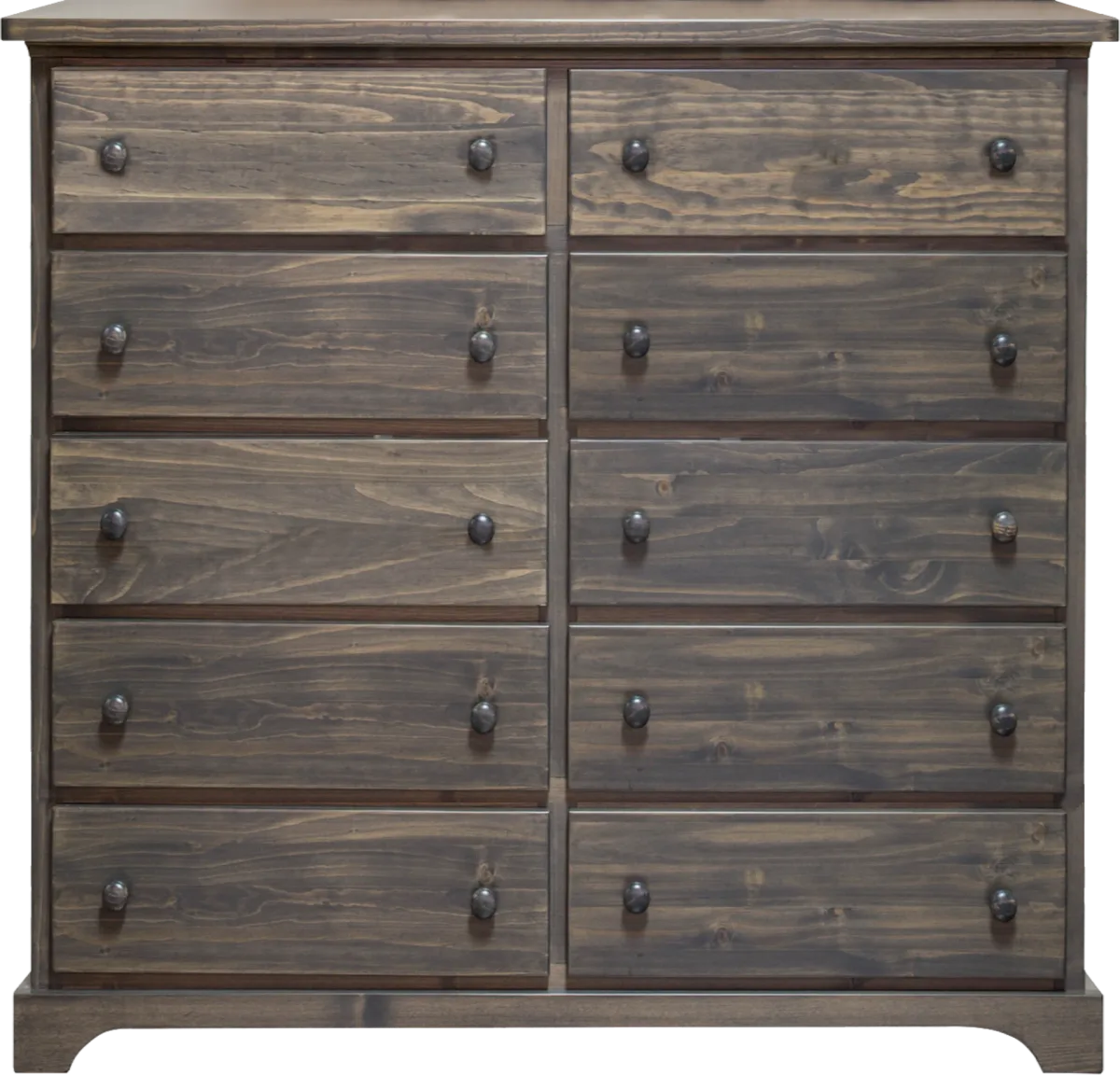 polo solid wood 10 drawer dresser