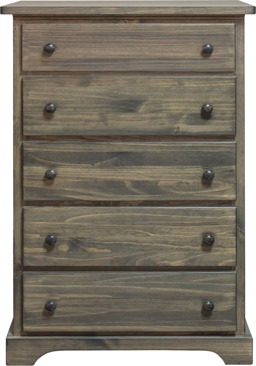 polo 5 deep drawer chest 38 wide by Mako wood furniture