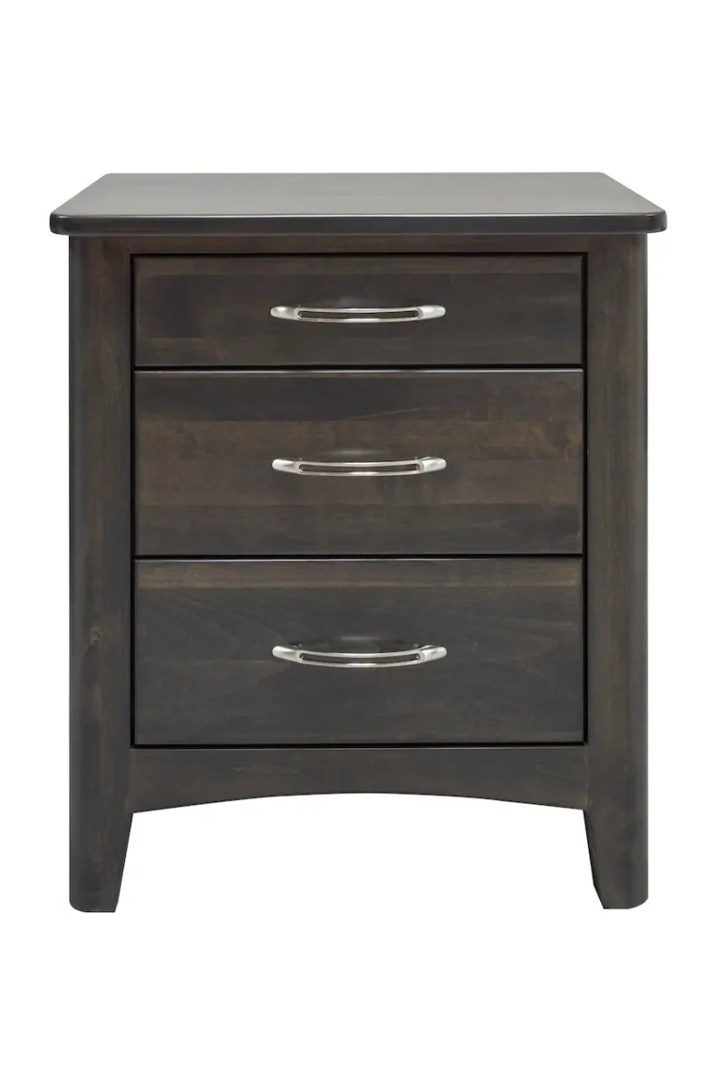 saphire solid maple night stand  by Mako wood furniture