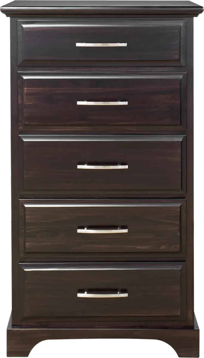 sameena solid pine 5 deep drawers chest by mako wood furniture