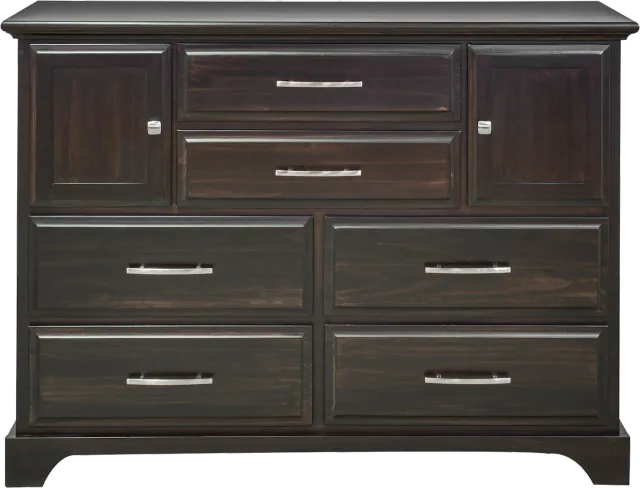 Sameena solid pine dresser with doors by mako wood furniture