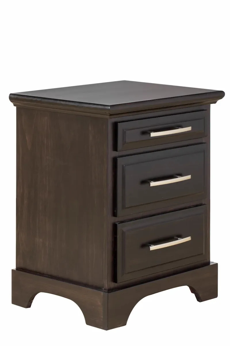 Sameena solid pine bedside table by mako Wood