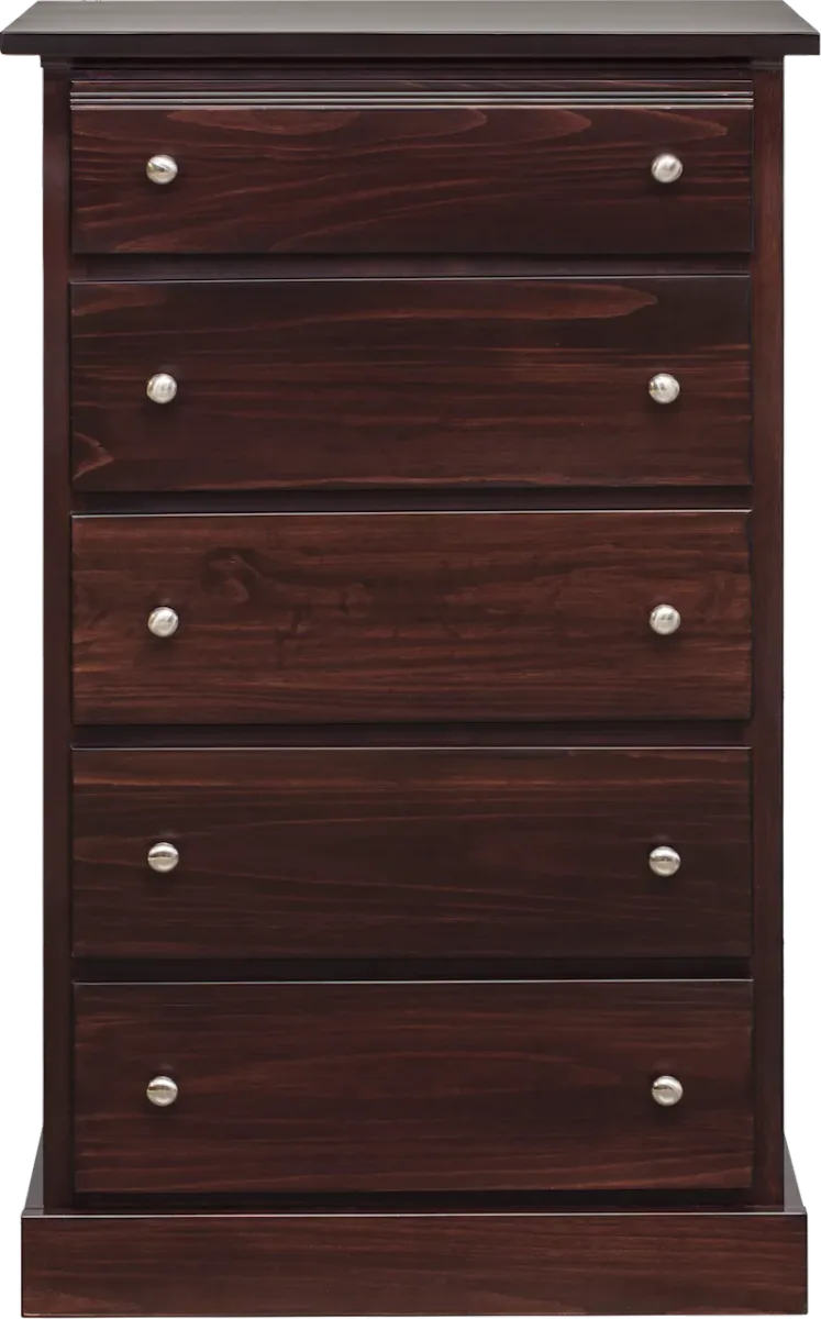 Decora solid pine six drawers wide chest by mako