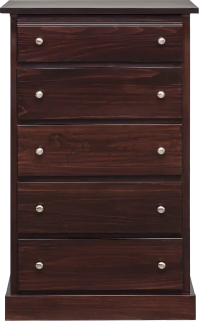 Decora solid pine six drawers wide chest by mako