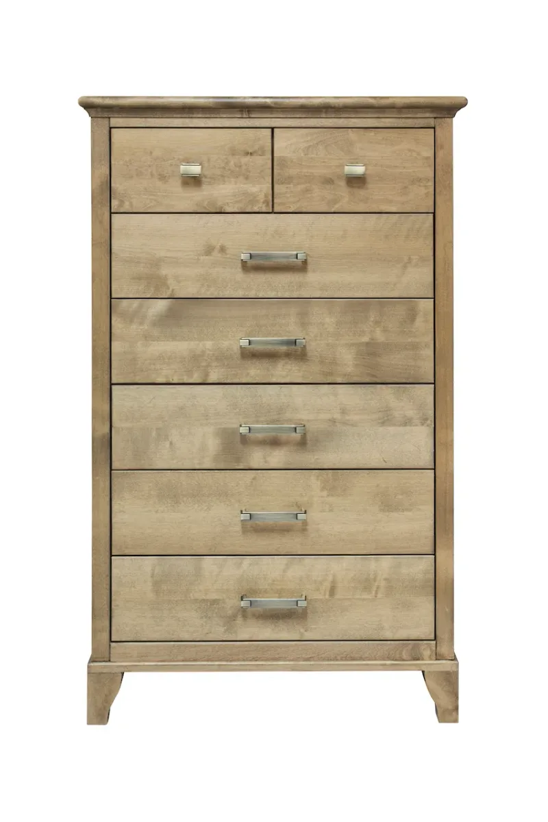 megan solid maple chest by mako wood furniture