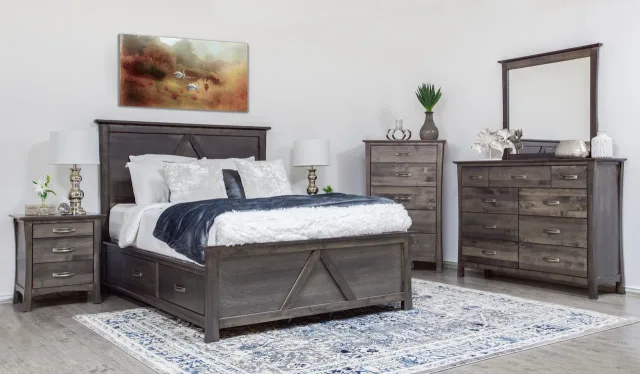 megan solid maple bedroom suite by mako wood