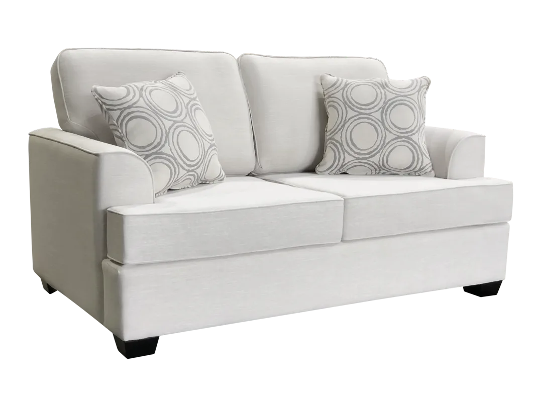 denver Loose back loveseat by cloud couches