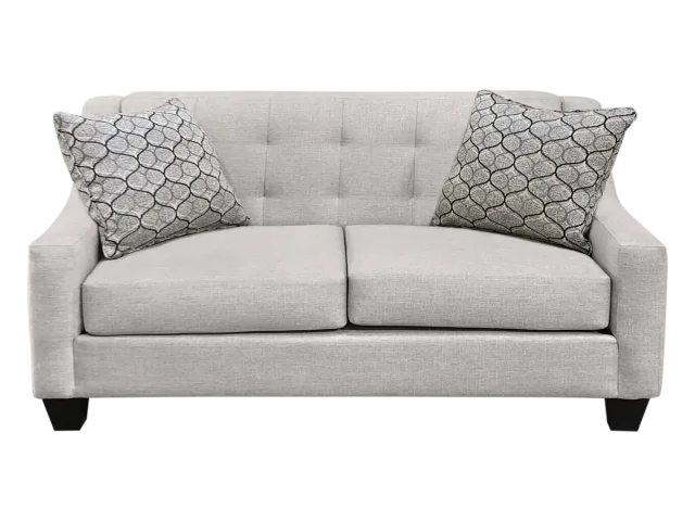 payton button tufted Love Seat by elite sofa