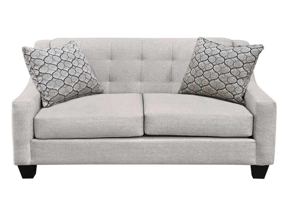 payton button tufted Love Seat by elite sofa