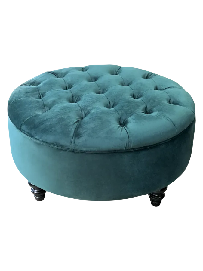 round ottoman by Elite sofa design