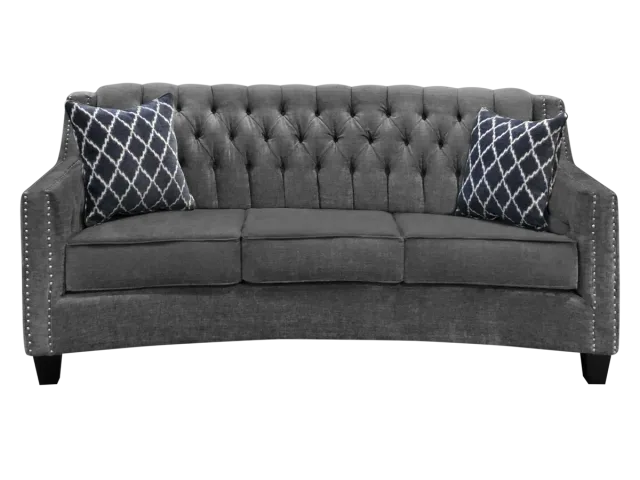 vogue diamond tufted back sofa  by cloud couches
