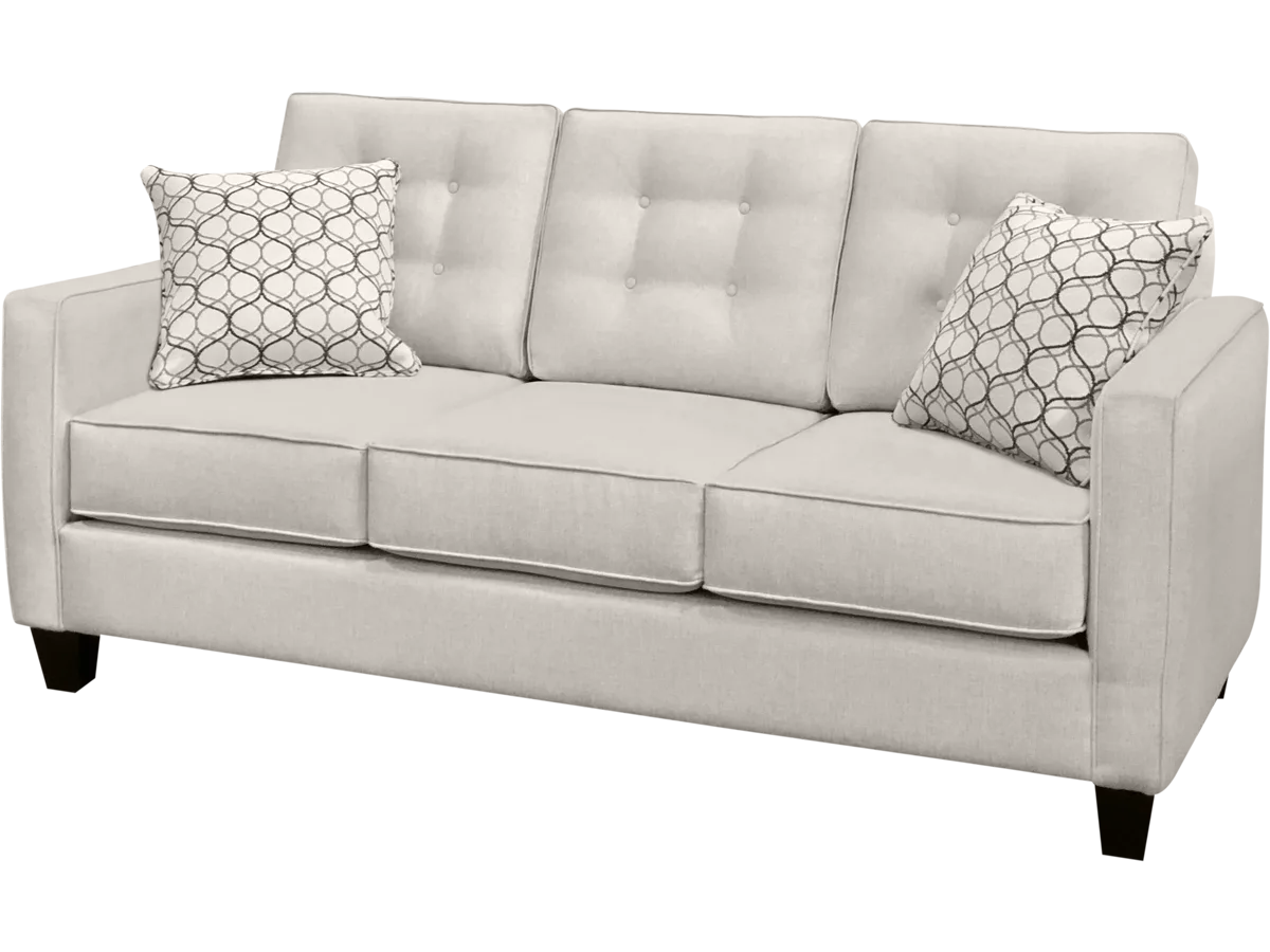 yaletown button back sofa by elite sofa design