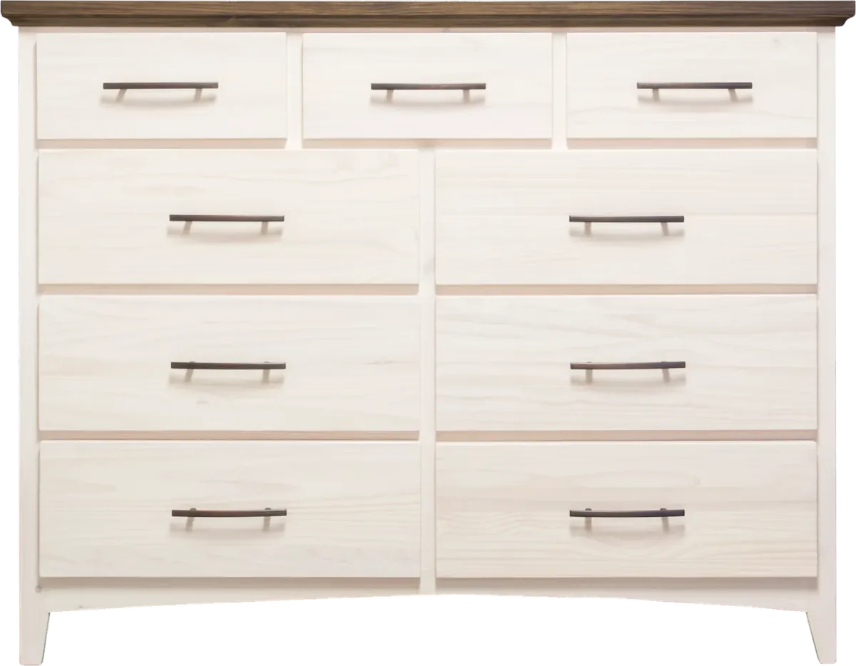 Sophia 9 drawer dressers with deep drawer