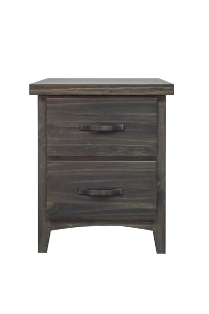 Natalie deep drawers bedside table  by mako wood furniture