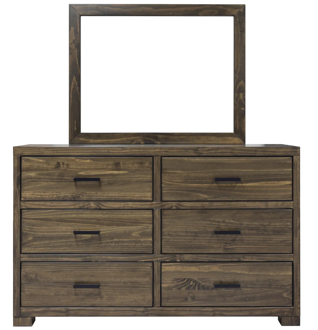 Canadian Made solid wood Oliver Dresser with Mirror