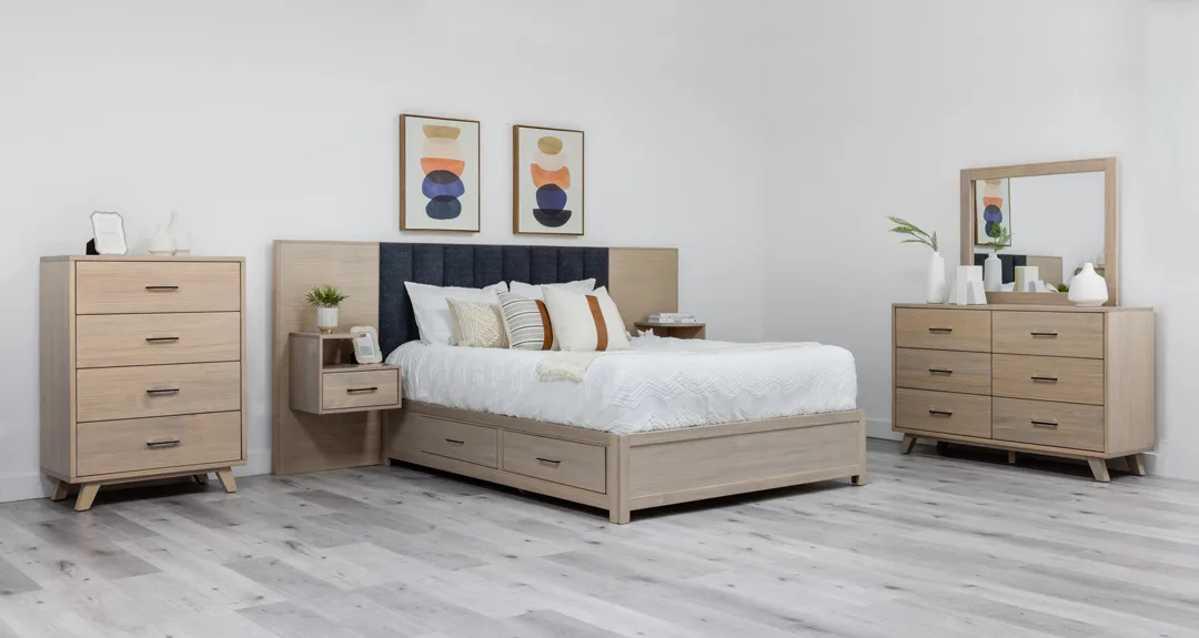 Salstone bedroom suite by Mako Wood Furniture