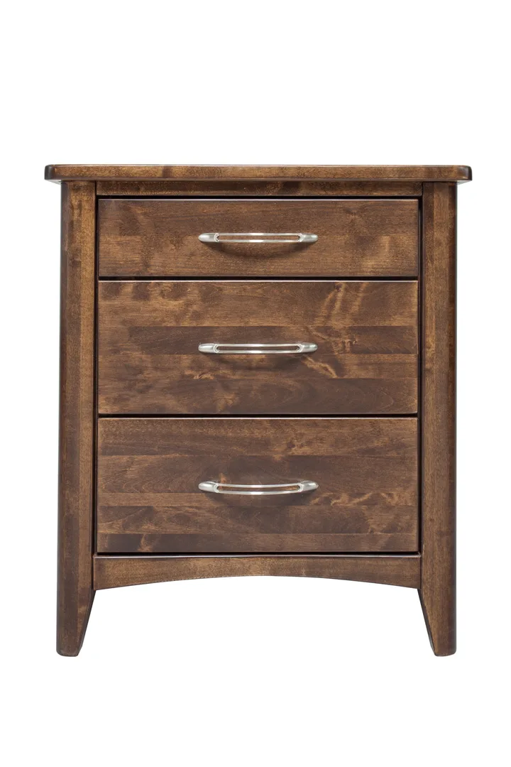 Whistler solid maple wide night table