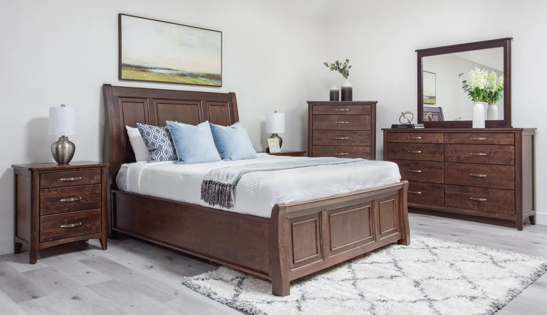 Whistler bedroom suite Eastern maple wood