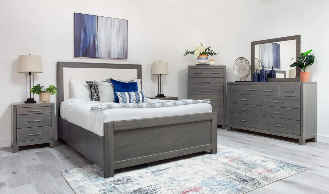 Modern Maple wood bedroom suite