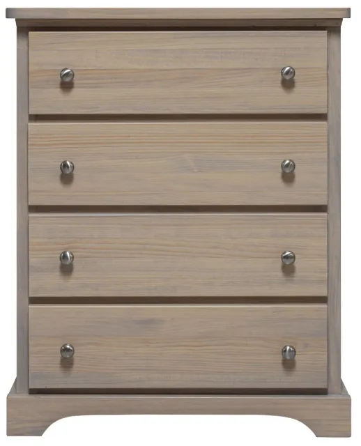 youth solid wood 4 drawers chest by Mako Wood Furniture