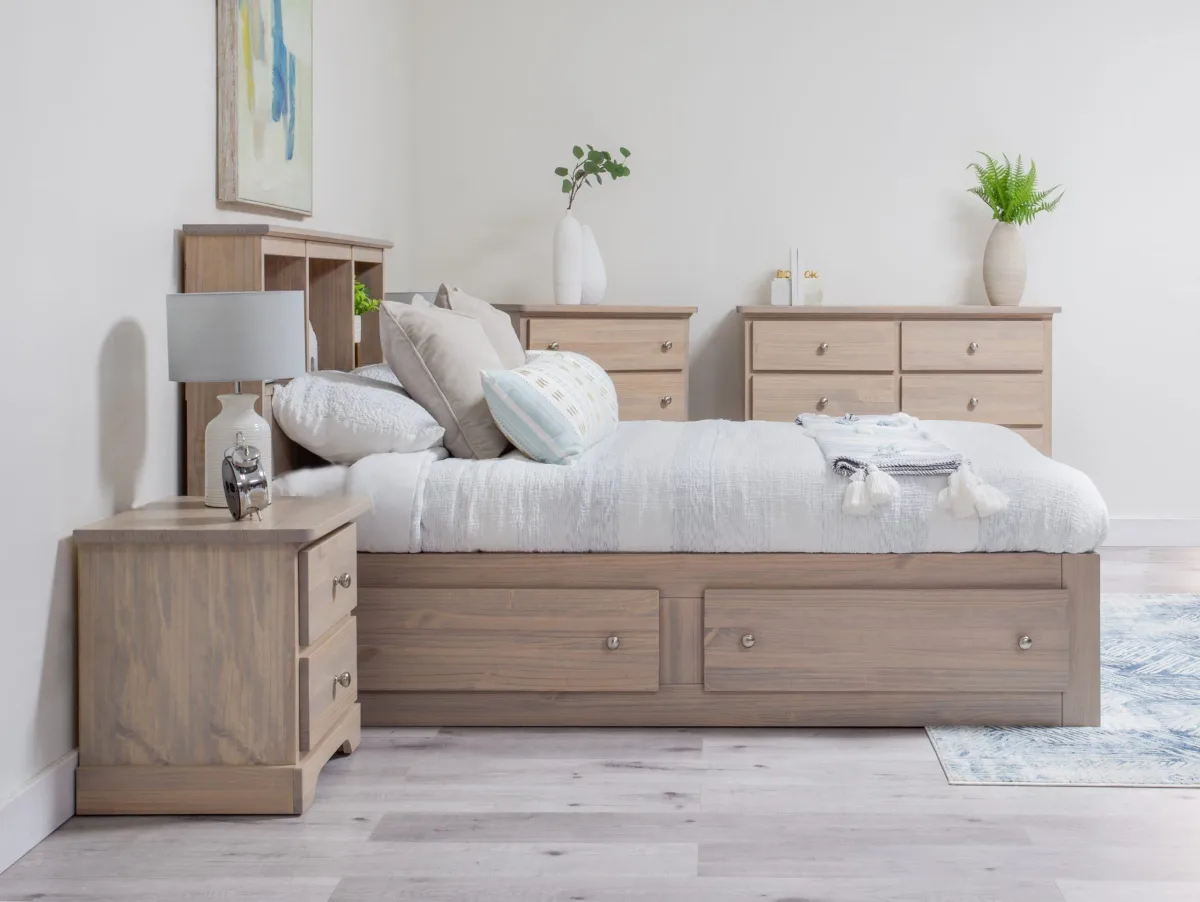 1300-MATES-Q Mates storage bed side view